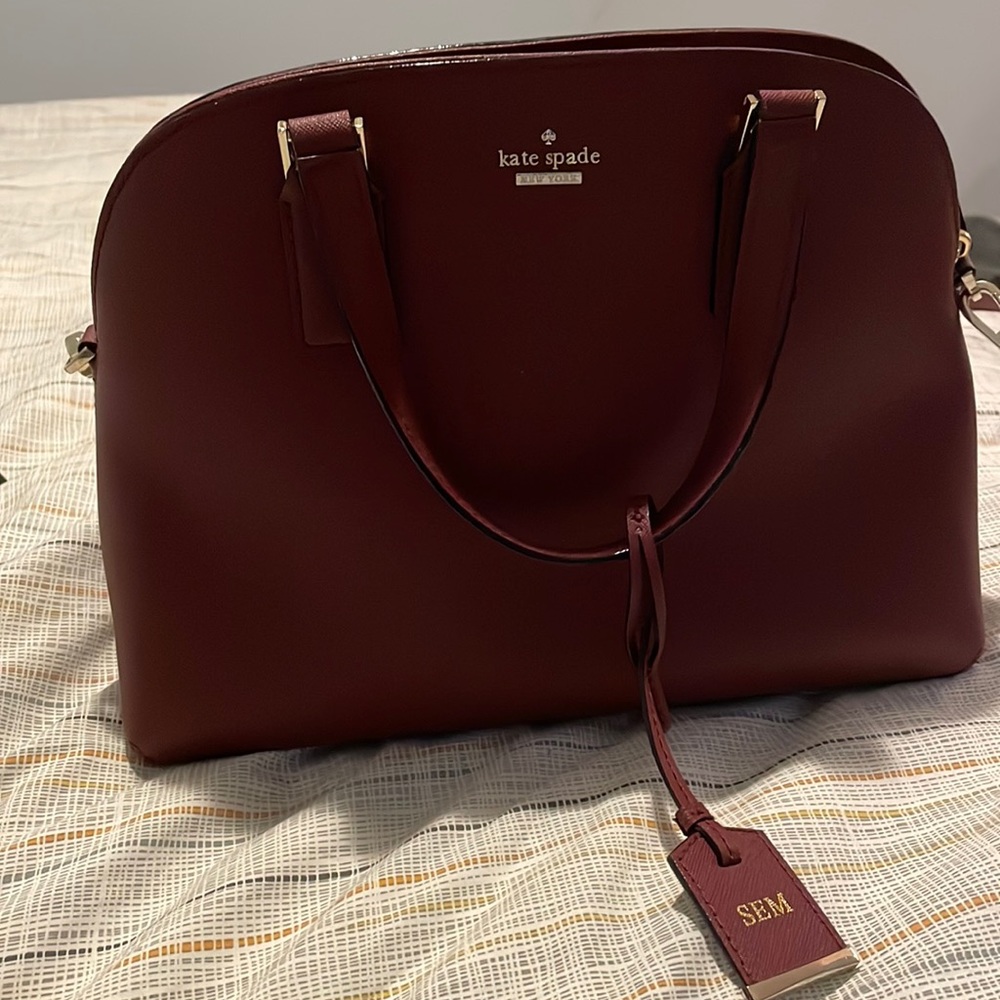 Monogrammed Kate Spade purse